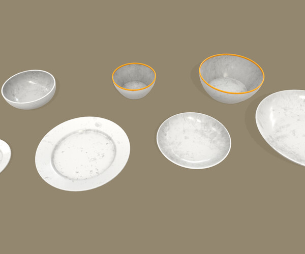 ArtStation Tableware Game Assets