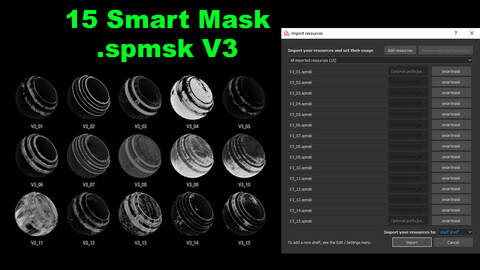 Substance Painter SMART MASK (.spmsk) V3