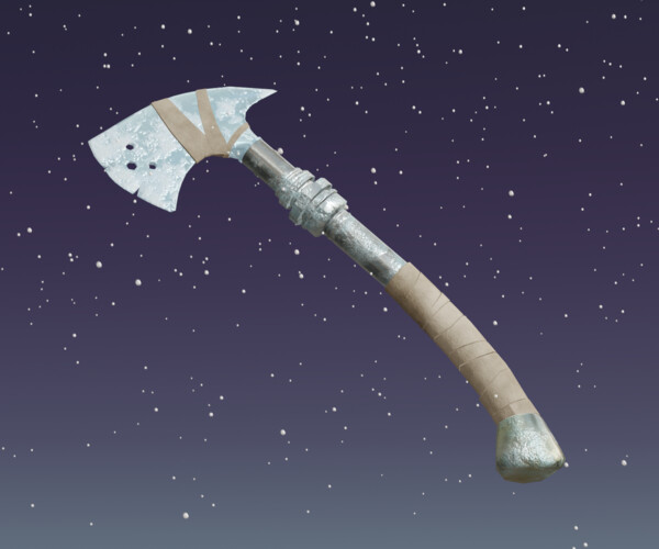 Artstation - Ice Axe - Model 01 | Game Assets