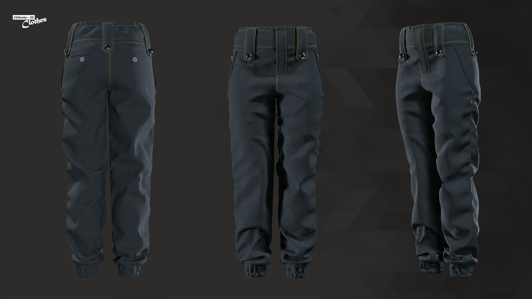 ArtStation - Female Genesis 8 Denim Pants - 83 Marvelous Designer and ...