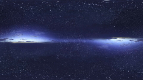 Skydome HDRI - Starlight Sky