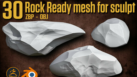 30 rock base mesh for sclupt