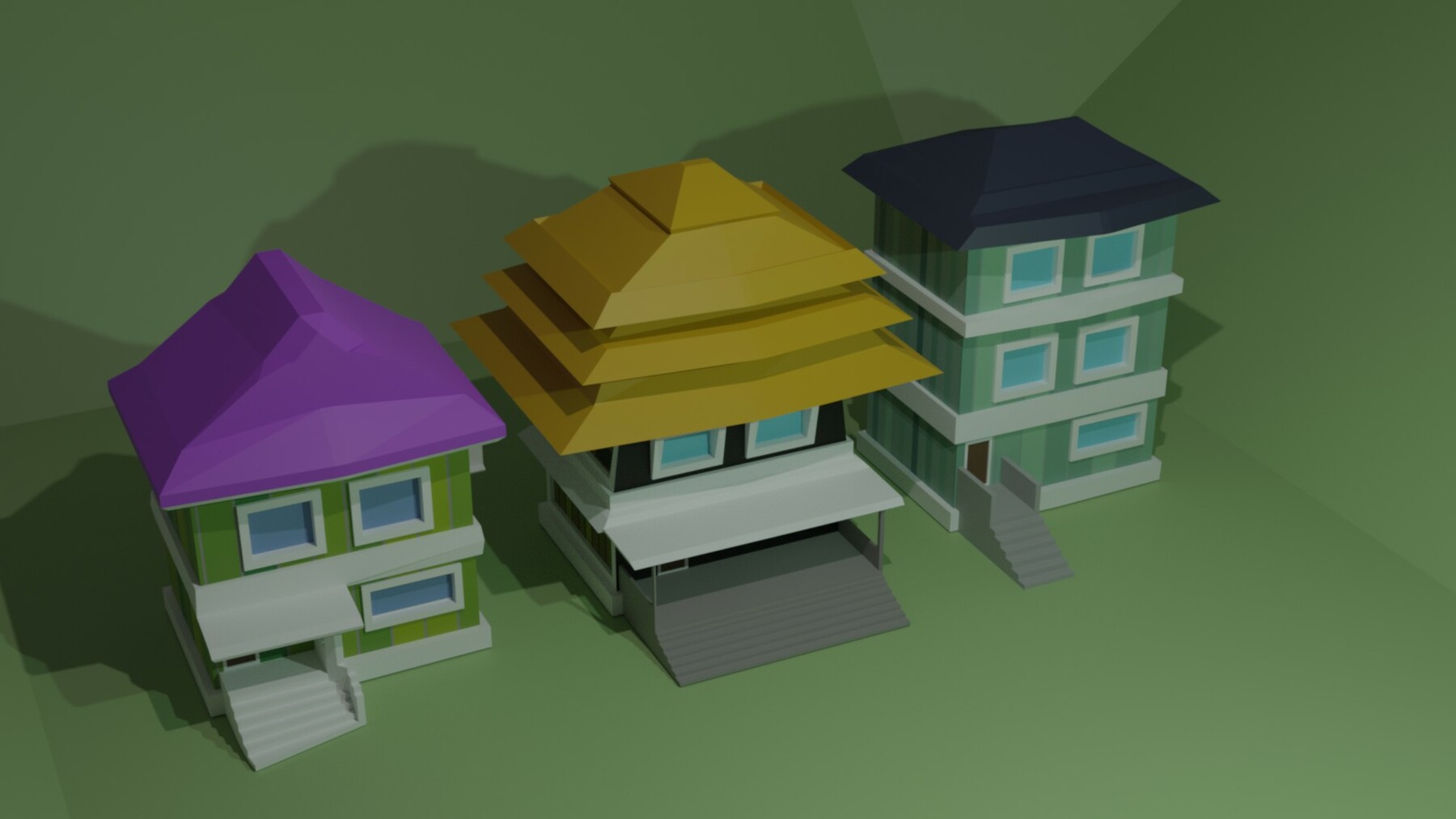 ArtStation - Casual house layouts for games | Game Assets