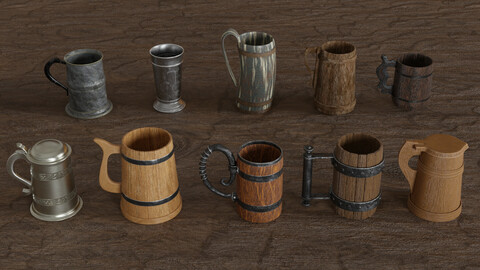Medieval Beer Mug Pack