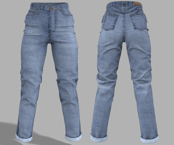 ArtStation - JEANS SET. MARVELOUS DESIGNER PROJECTS+OBJ | Resources