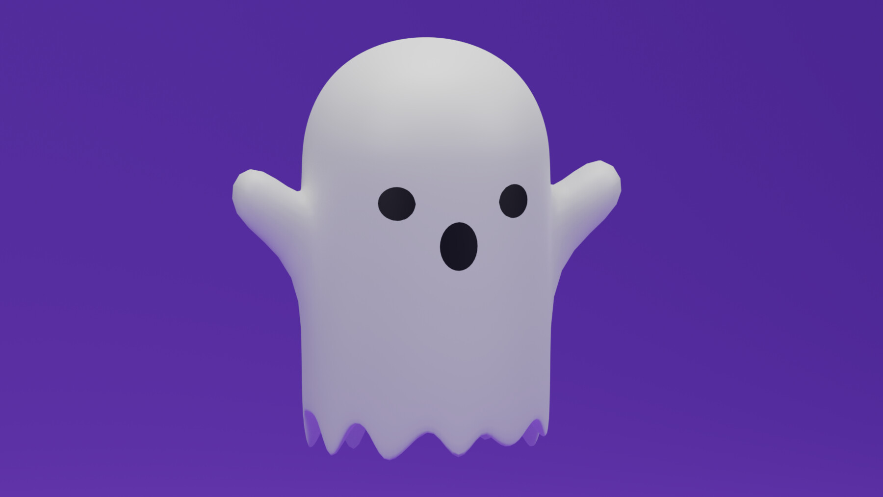 Artstation - Cartoon Cute Ghost 