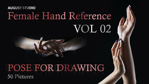 Female Hand Pose For Drawing - Vol 02 - Reference Pictures