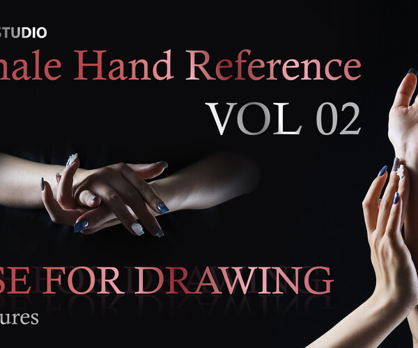 ArtStation - Female Hand Pose For Drawing - Vol 02 - Reference Pictures ...
