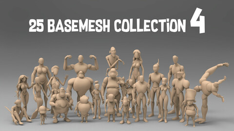 25 Basemesh collection 4