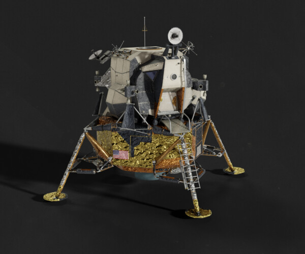 ArtStation - Apollo 11 Eagle | 3D Model | Low Poly | 4K Textures | PBR ...