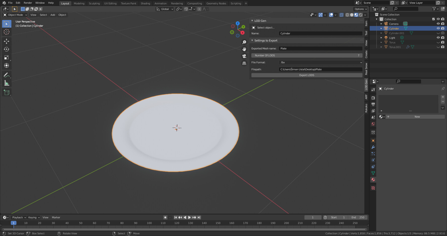 ArtStation LOD GEN [Blender Plugin] Resources