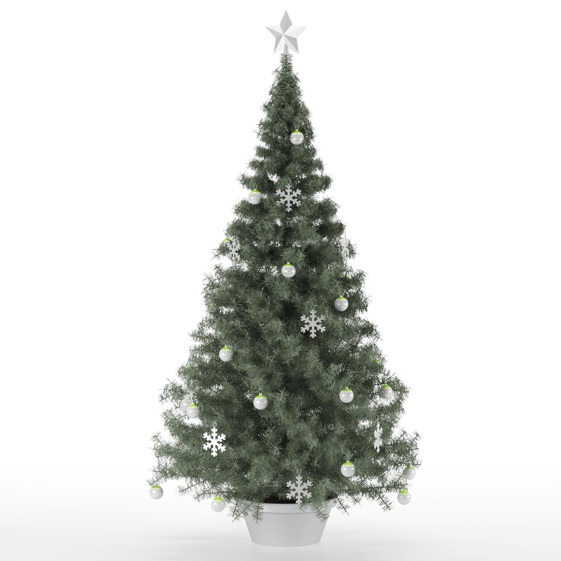 ArtStation - Christmas Decoration Tree 3D model | Resources