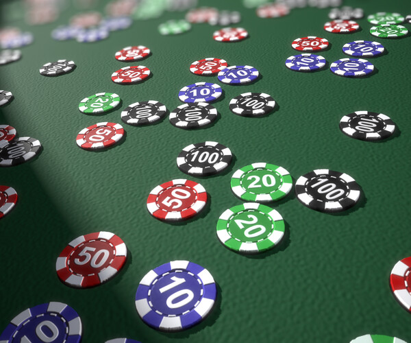 ArtStation Poker Fiches Material (DESIGNER) Resources