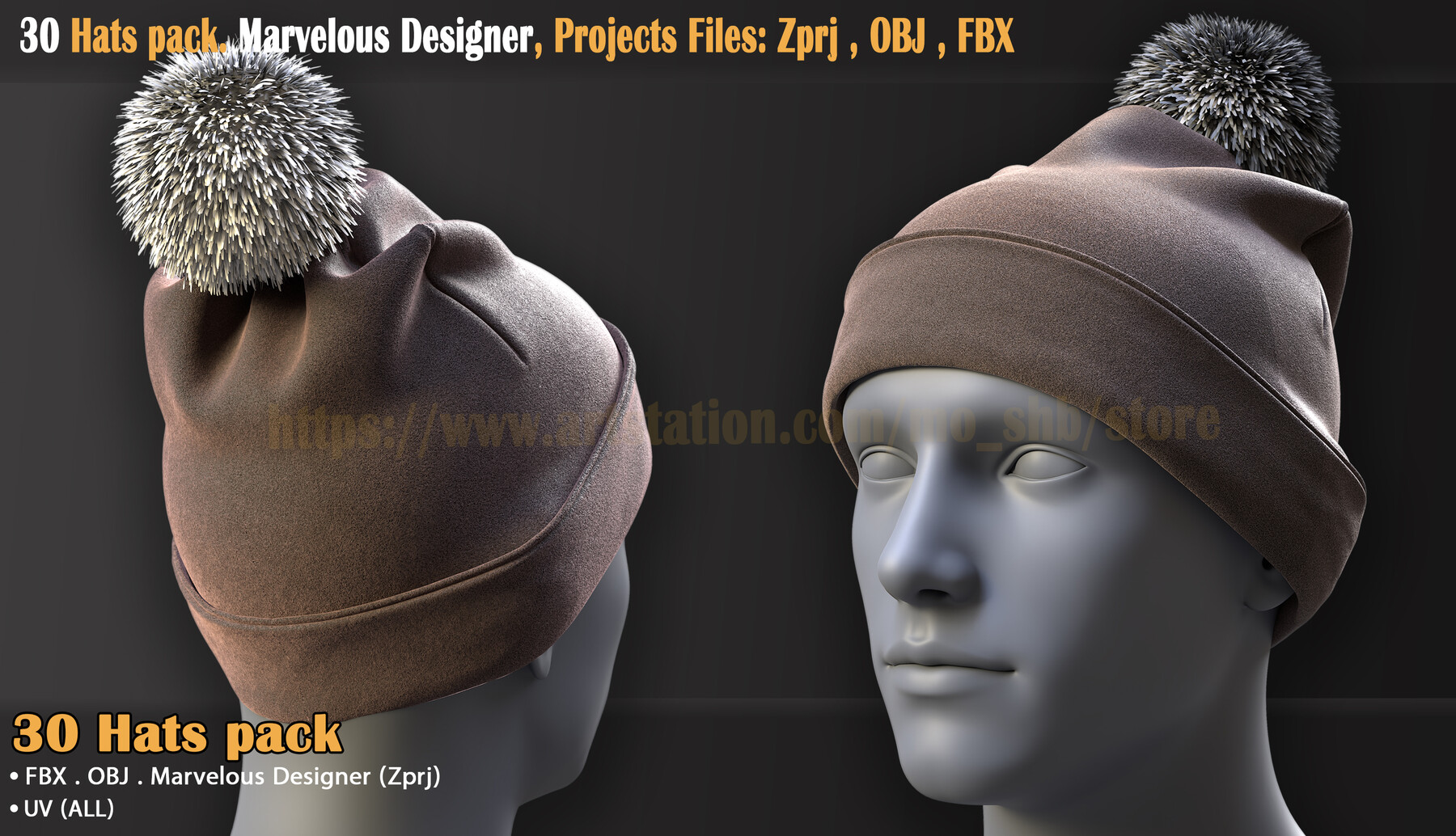 ArtStation - Shell Shockers - Hat Cosmetics 3D