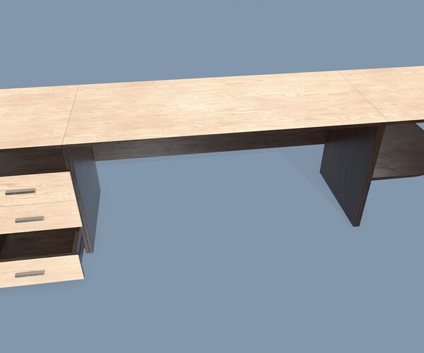 ArtStation Office Desk Game Assets