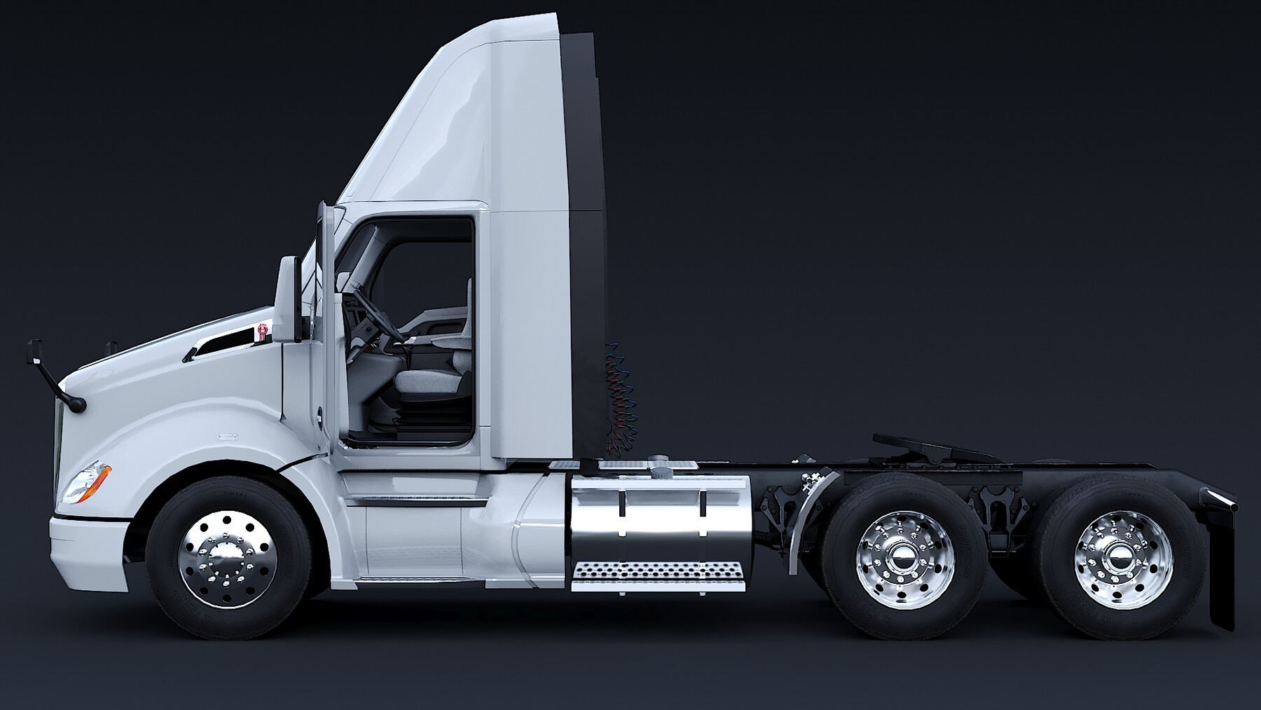 ArtStation - Truck Kenworth T680 DayCab | Game Assets