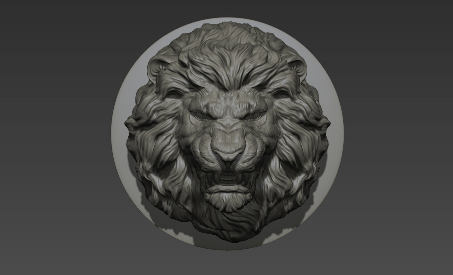 ArtStation - Lion grin pendant | Resources