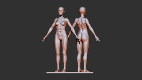 female body 3d print
