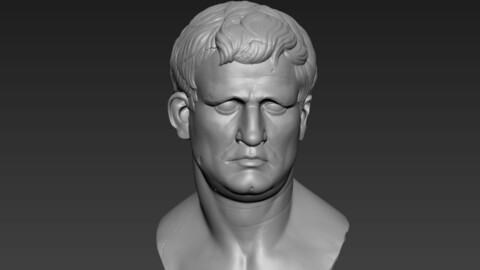 Agrippa head statue