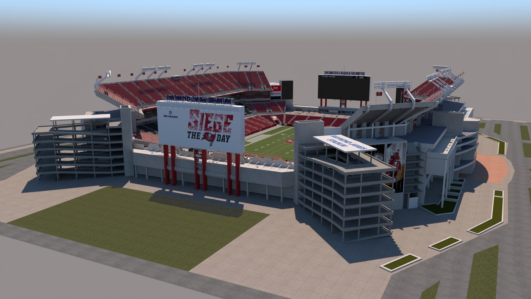 ArtStation - Raymond James Stadium - Florida | Resources
