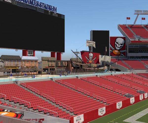 ArtStation - Raymond James Stadium - Florida | Resources