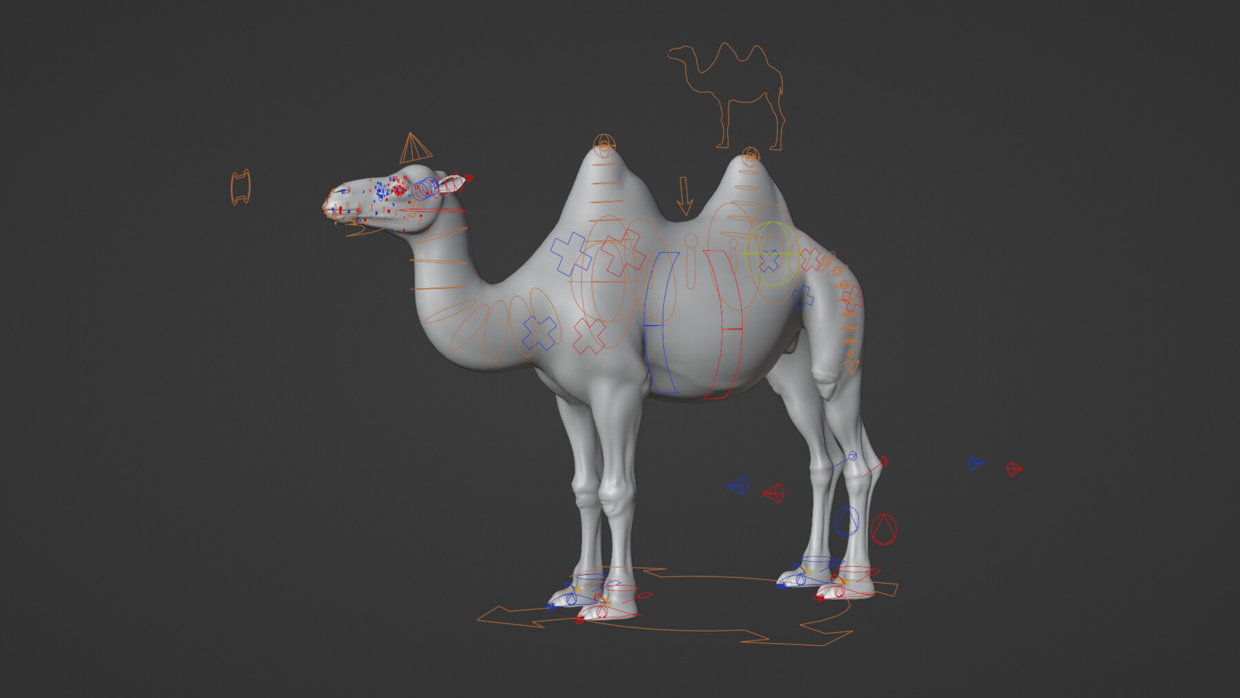 ArtStation - Bactrian Camel Animated | VFX Grace | Game Assets