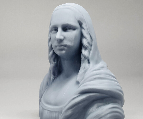 ArtStation - Mona Lisa 3D print model | Resources