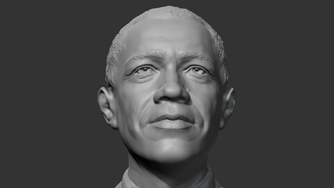 Barack Obama 3D print model