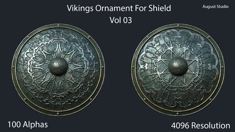 Vikings Ornament For Shield - Vol 03