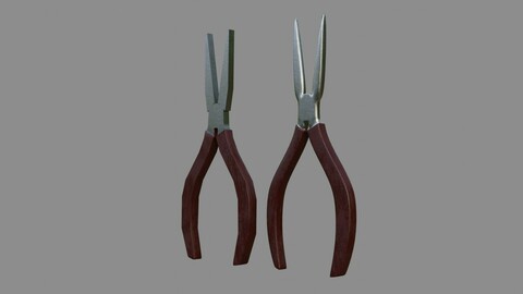 Pliers - Low and High poly