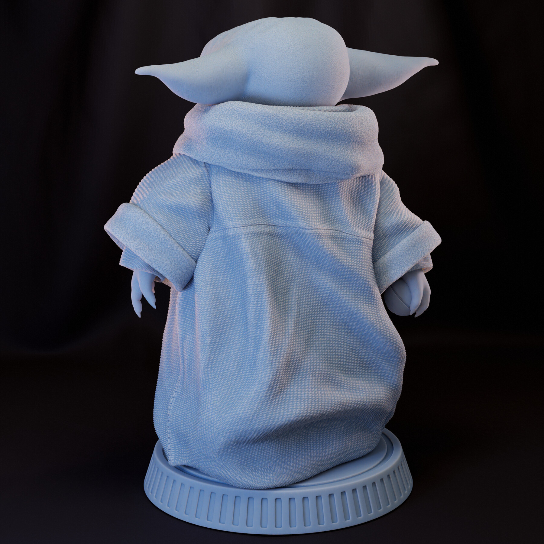 STL file Grogu Baby Yoda (simple)・3D print design to download・Cults