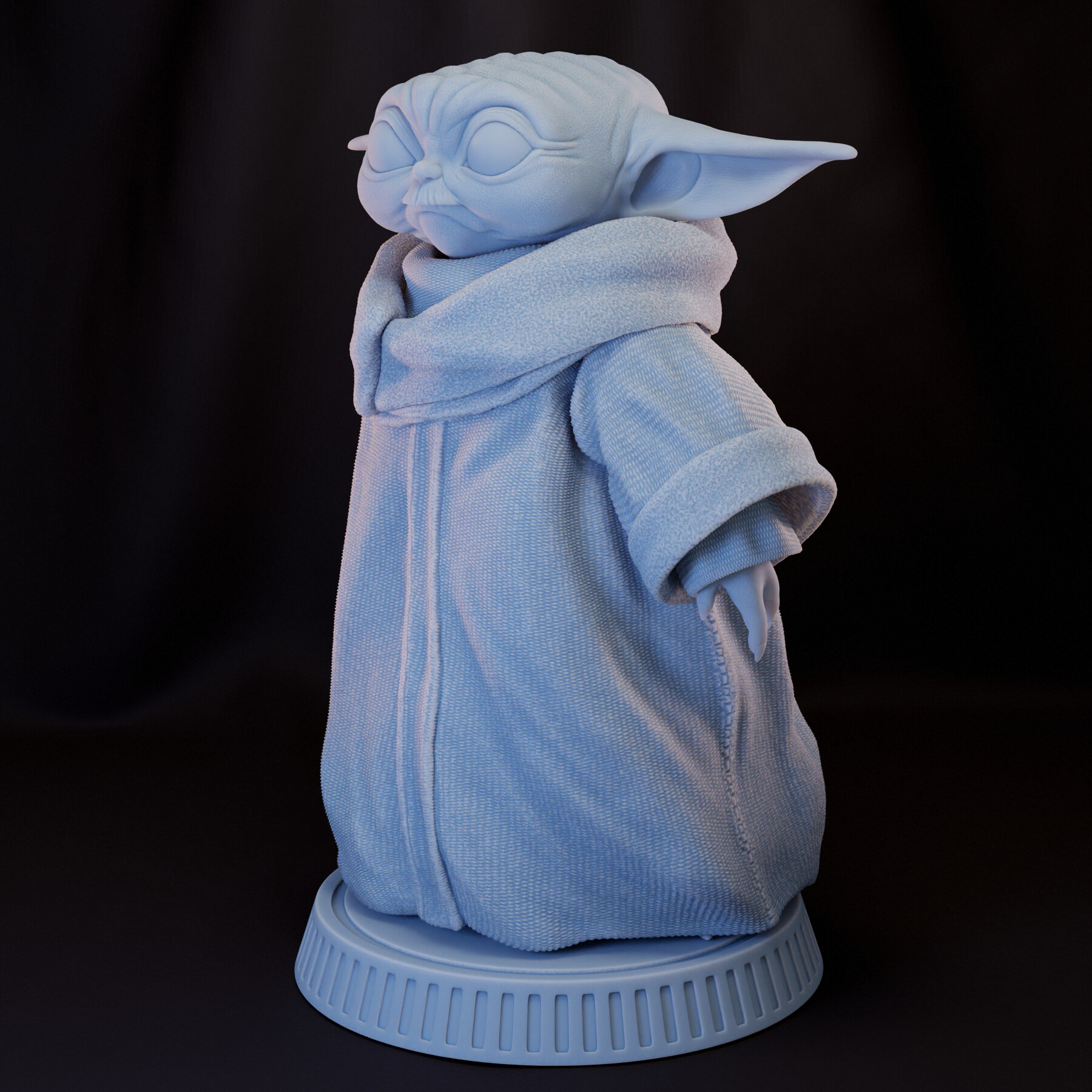 STL file Grogu Baby Yoda (simple)・3D print design to download・Cults