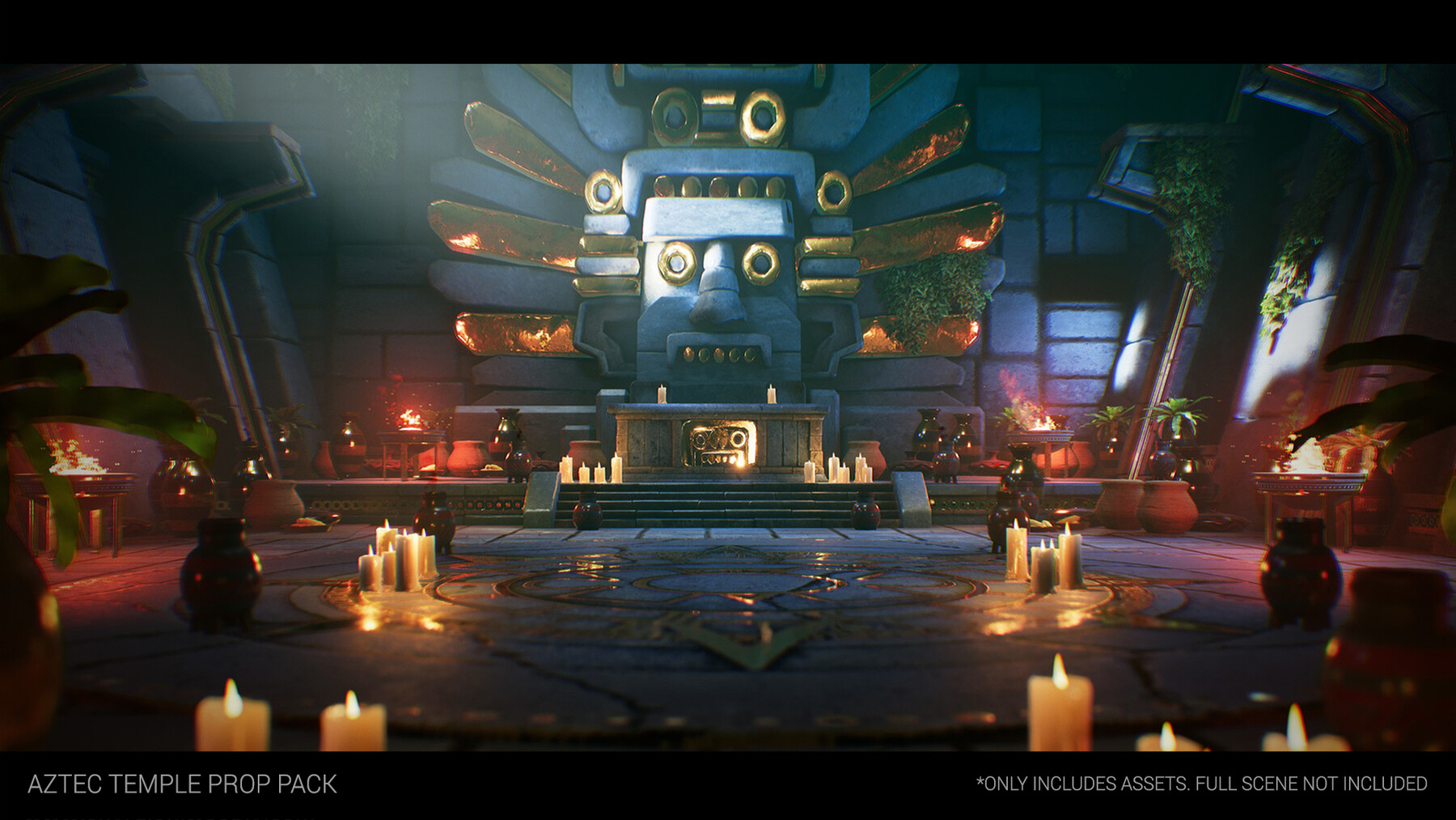 ArtStation - Aztec Temple Environment Prop Pack | Game Assets