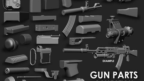 Gun Parts IMM Brush Pack 33 in One