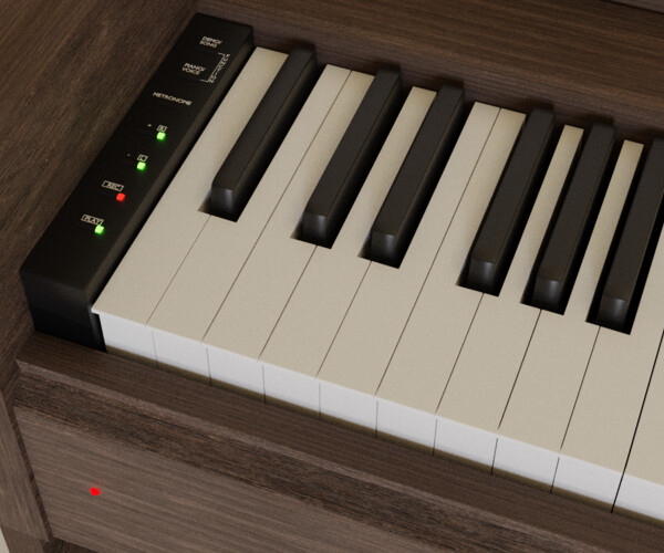 ArtStation Digital Piano Yamaha Arius YDPS34 Game Assets
