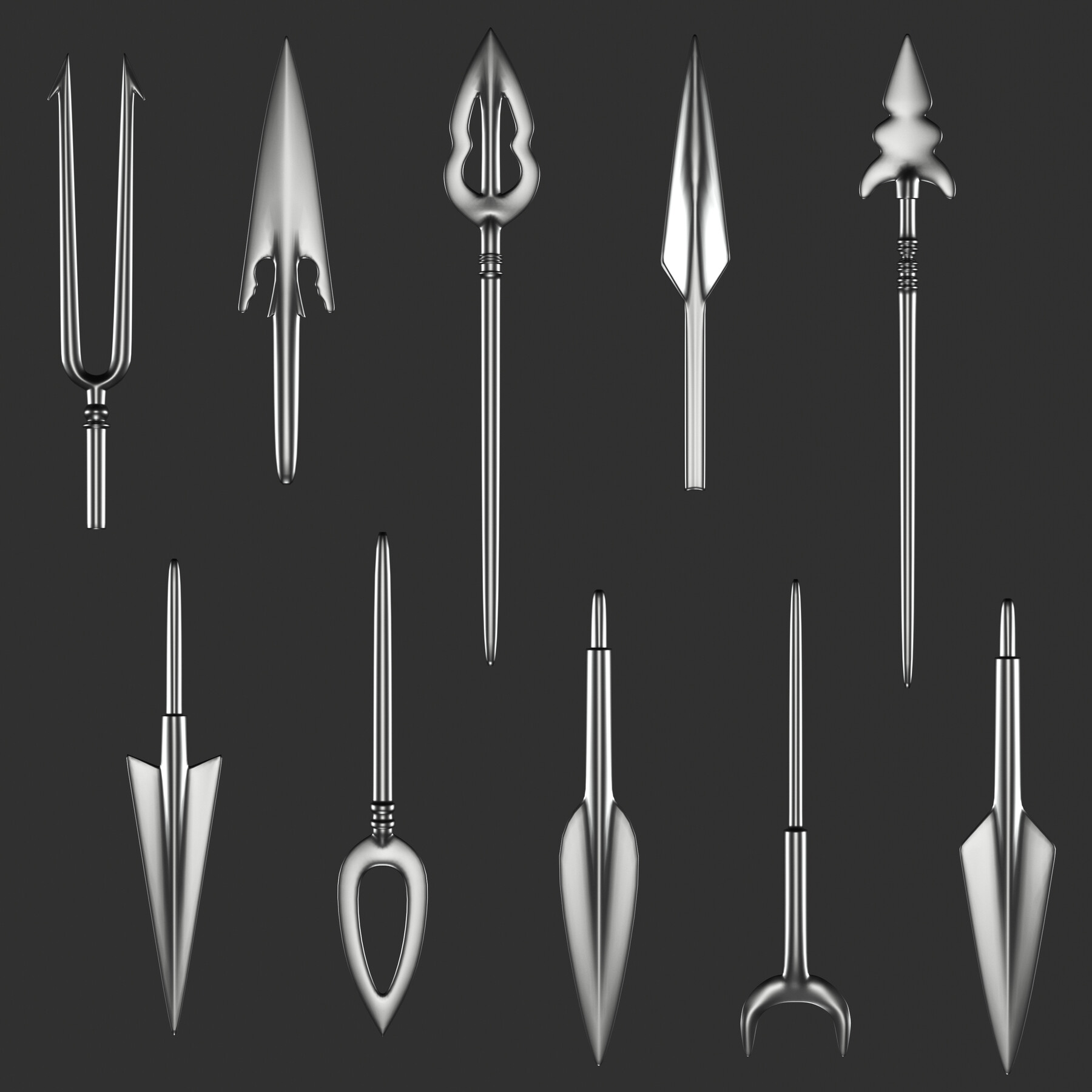 BRAM, hand forged spear lances, spears Weapons - Swords, Axes, Knives 
