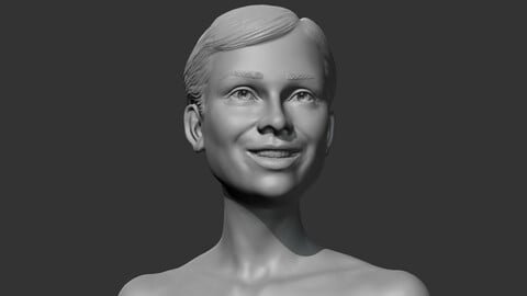 Audrey Hepburn 3D print model