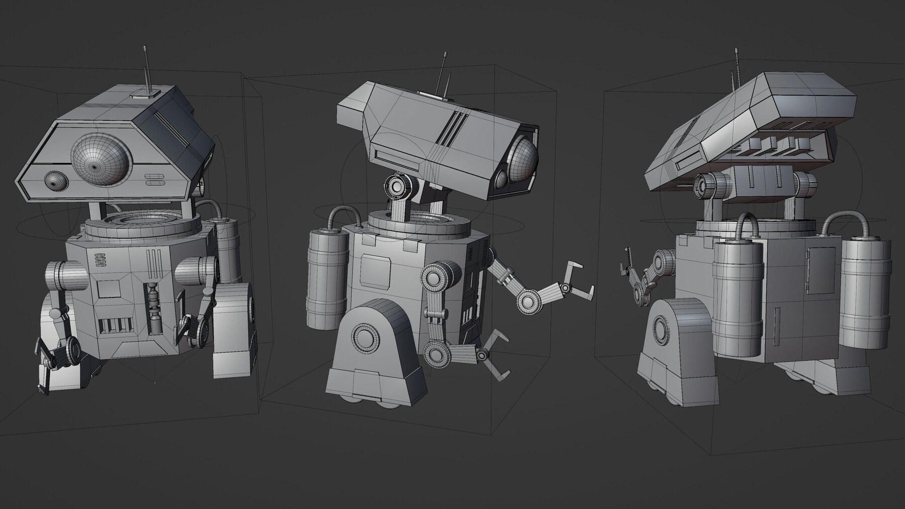 ArtStation - Sci-Fi Worker Robot | Resources