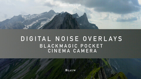 Blackmagic Cinema Pocket Camera - Digital Noise Overlays