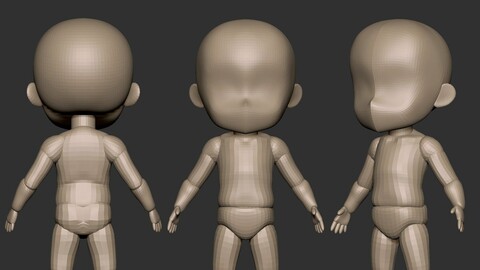 Basemesh - chibi