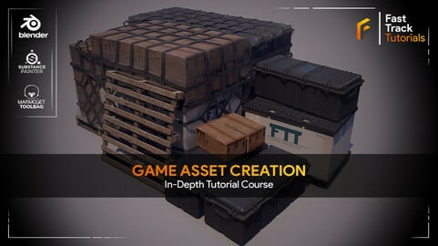 Game Asset Creation in Blender & Marmoset - In-Depth Tutorial Course