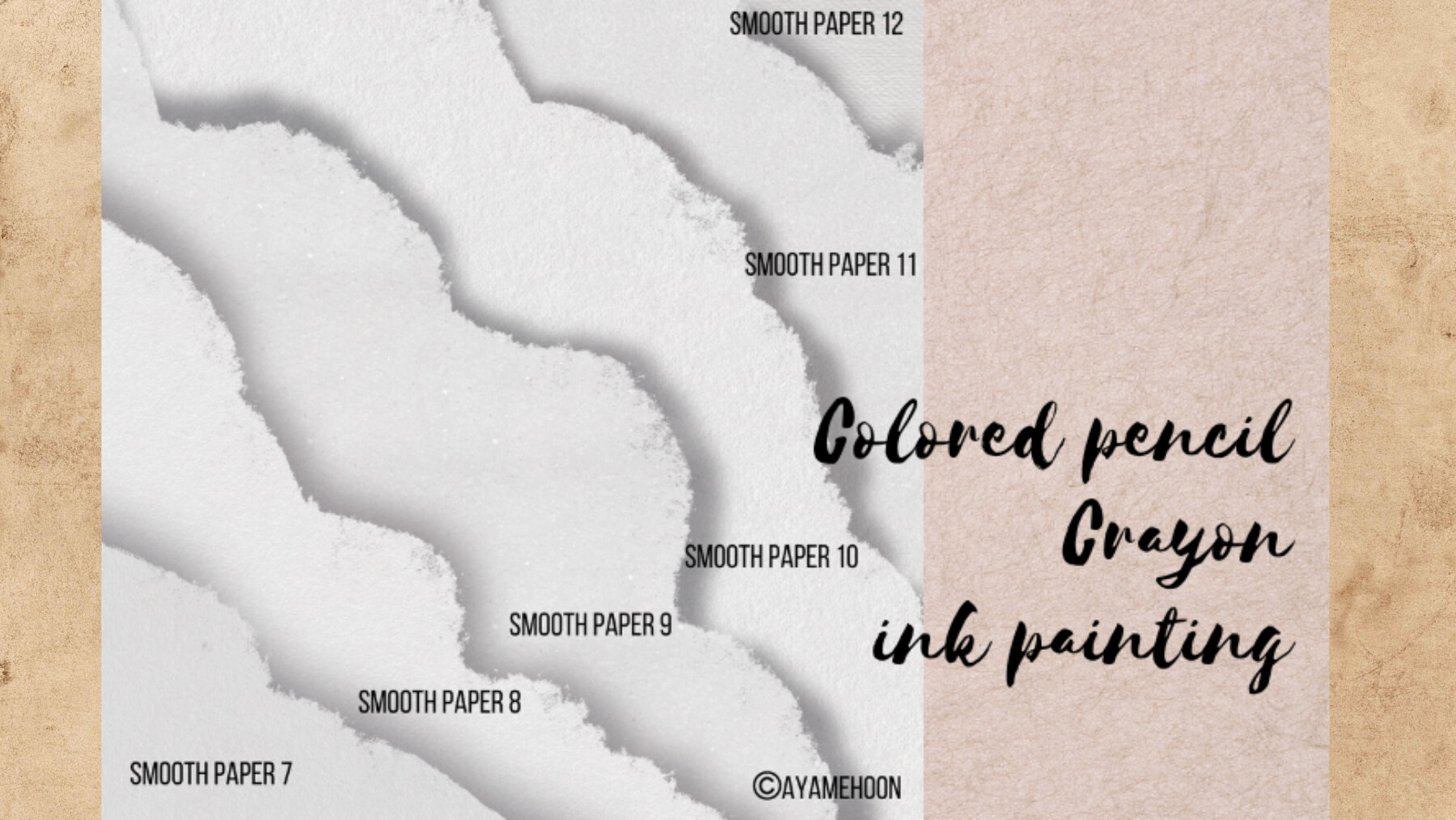 Procreate Gouache Paper Canva Realistic Paper Texture Digital