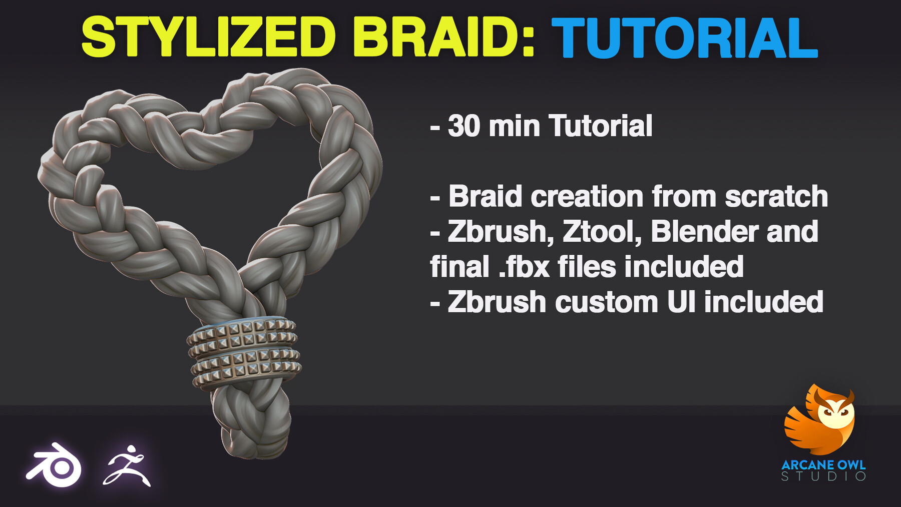 zbrush braid tutorial