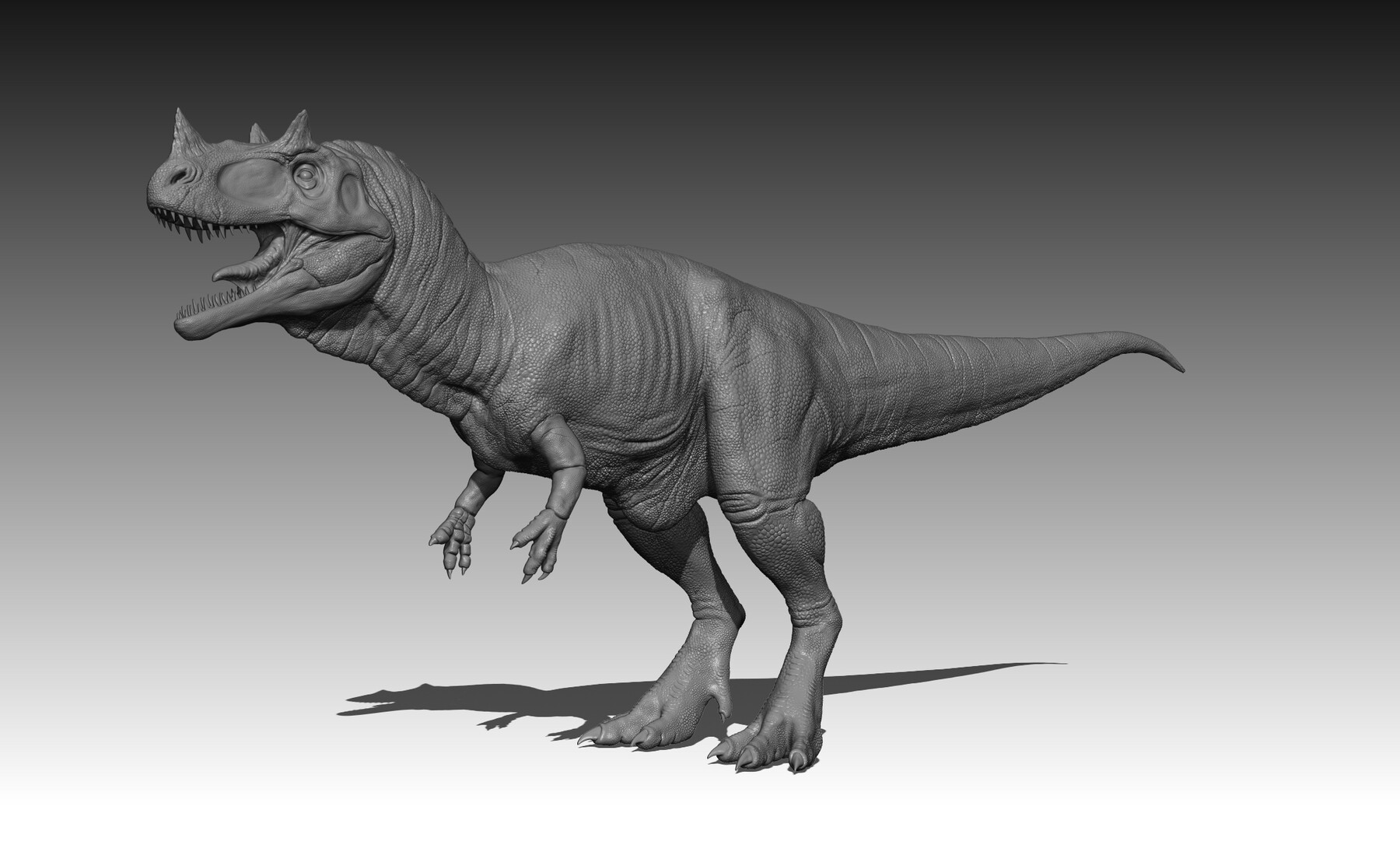 Allosaurus high poly t-pose model | 3D Print Model