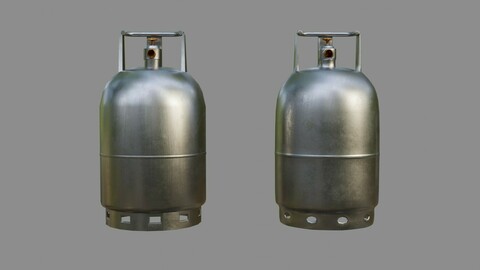 Gas Tube - Low and High poly