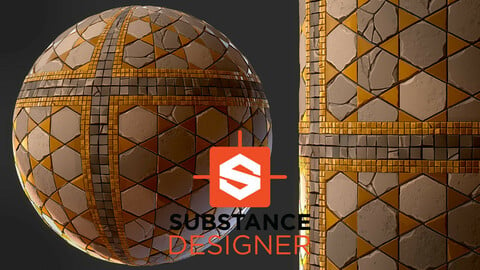 Stylized Tile - Substance Designer