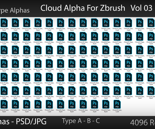 zbrush cloud alphas
