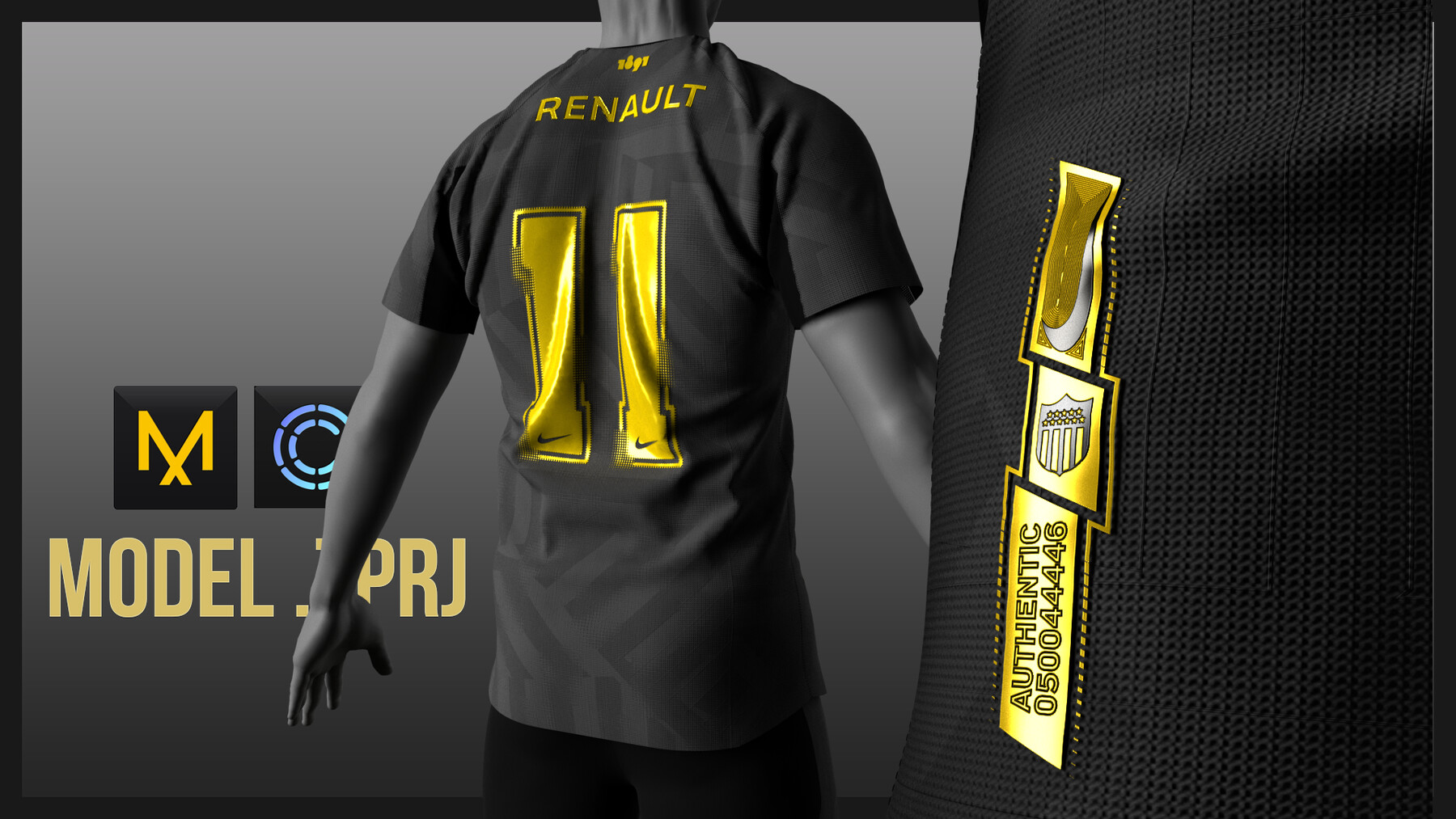 ArtStation - Errea Kit Soccer Clothes Sportwear Clo3D & Marvelous