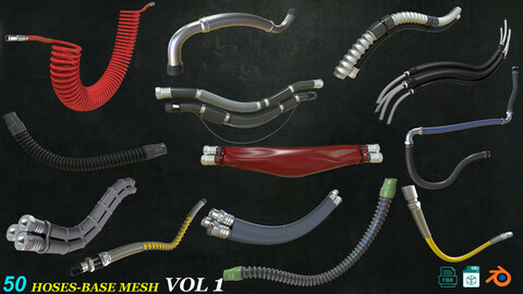 50 Hoses_Base Mesh_Vol1