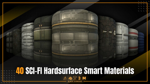 40 Sci-fi Hardsurface Smart Materials